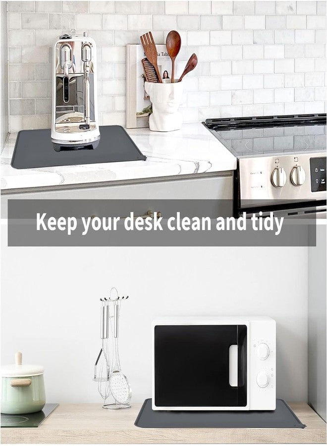 KPS Pet Feeding Mat | Silicone Non Slip Waterproof Pet Placemat | Pet Feeding Supplies for Floor | Pet Food Bowl Mat | Food & Water Prevent Spill Pad (Pack of 1,Multicolor)(19x12 inch) - Image 5